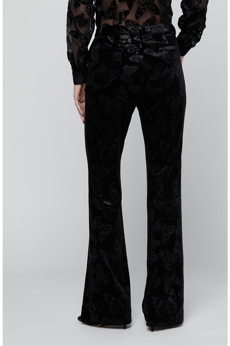 Frances Bootcut Trousers, Alternate, color, BLACK BUTTERFLY