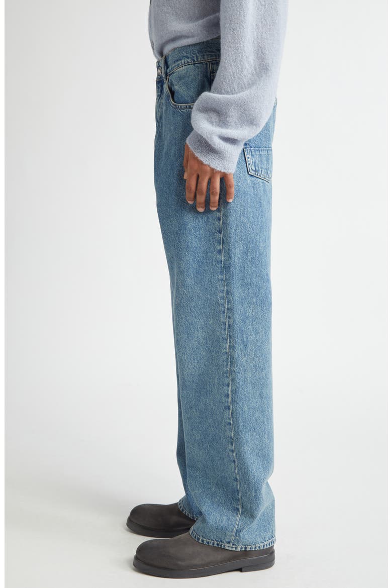Third Cut Wide Straight Leg Jeans, Alternate, color, BLUE TECH WASH DENIM
