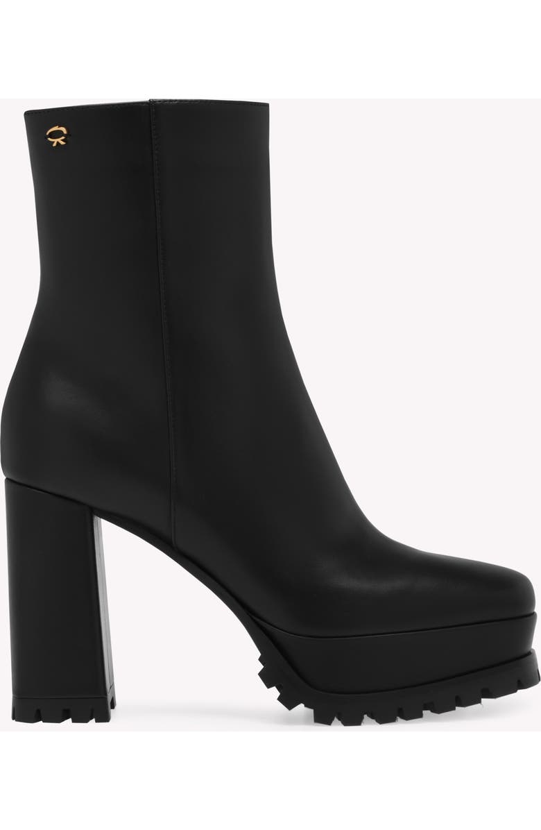 Gianvito Rossi Harlem Boots, Main, color, Black Calf Leather