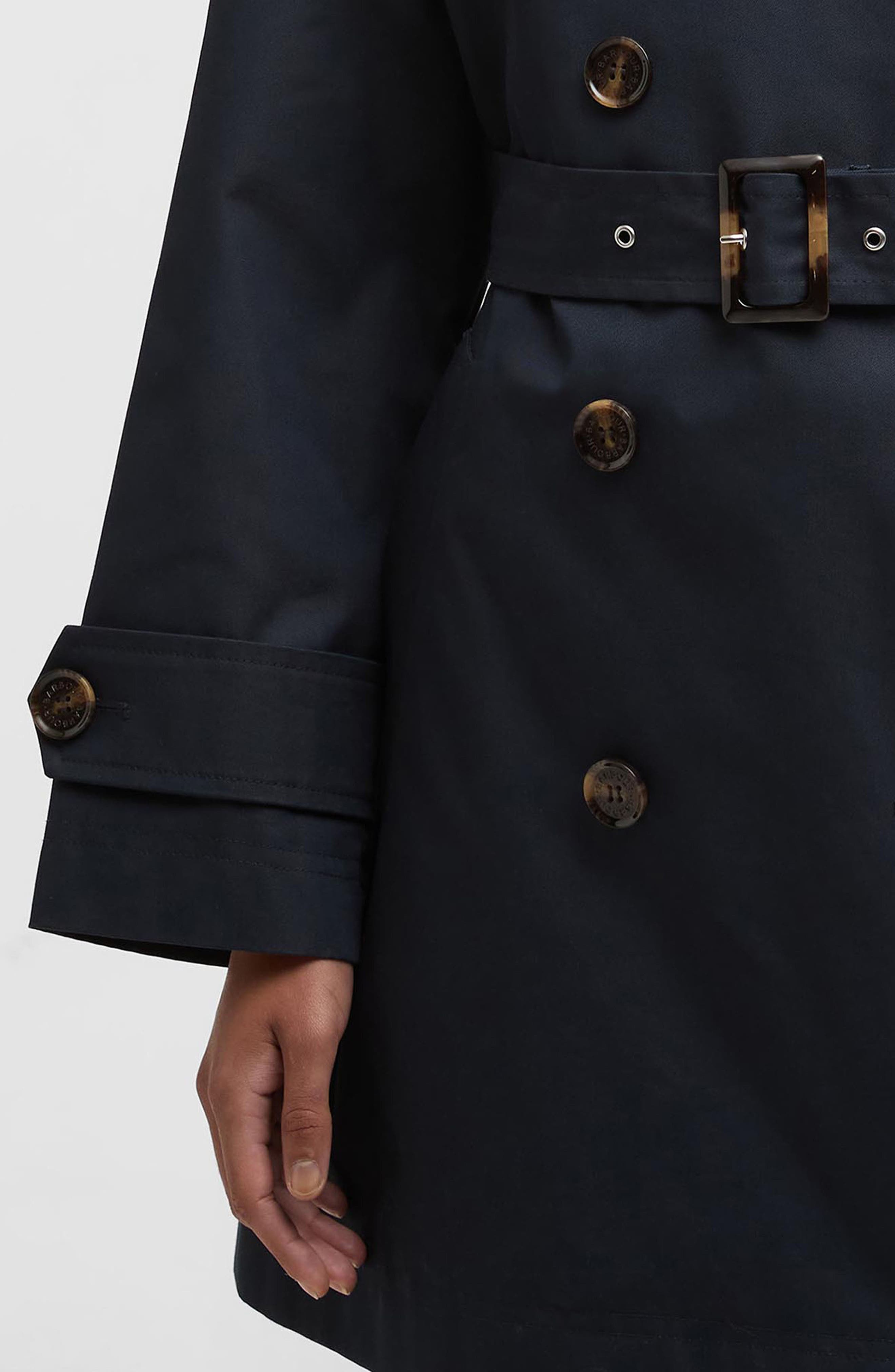 Женские Barbour Adare Showerproof Water Resistant Trench Coat — фото 6