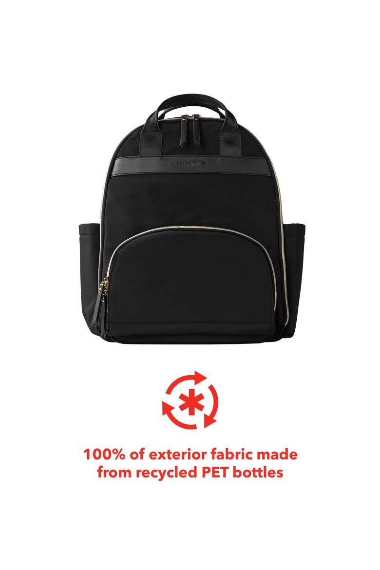Envi Luxe Diaper Backpack, Alternate, color, BLACK