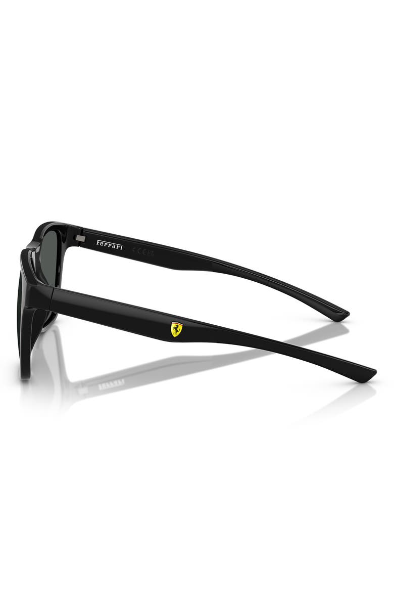 Scuderia Ferrari 57mm Square Sunglasses, Alternate, color, Grey