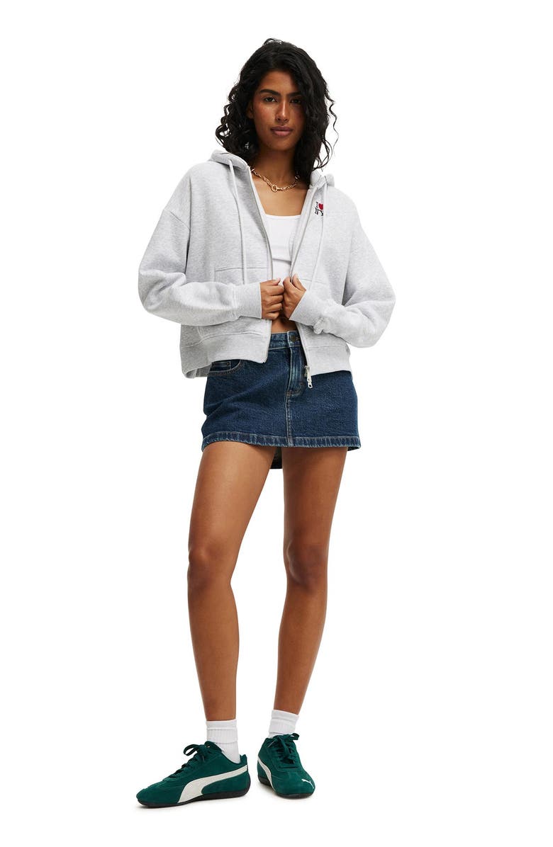 Cotton On Women's Classic Fleece Licensed Zip Through Hoodie, Alternate, color, 