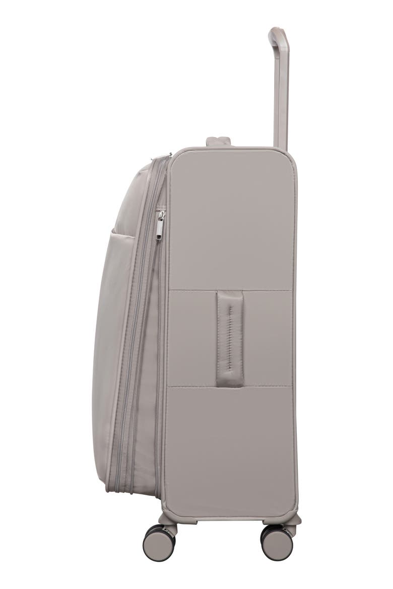 Lustrous Lux 27-Inch Softside Spinner Luggage, Alternate, color, MOON ROCK