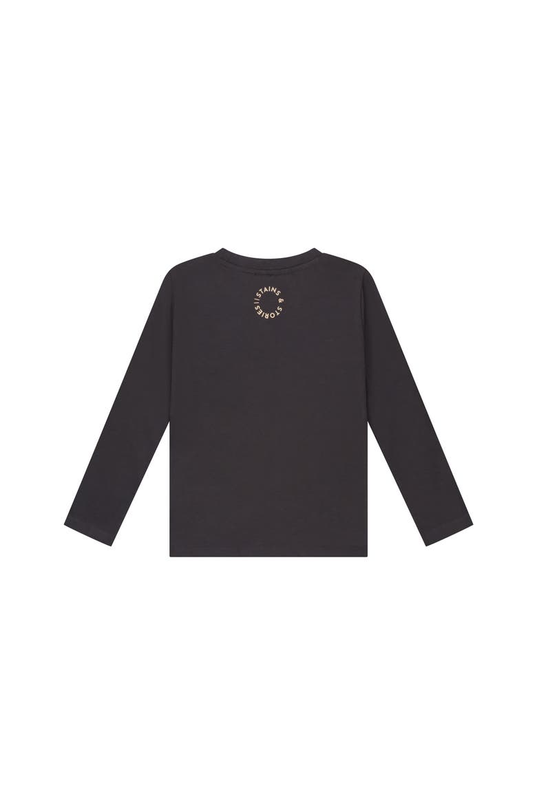 Leopard Graphic Long Sleeve Shirt, Alternate, color, Antra