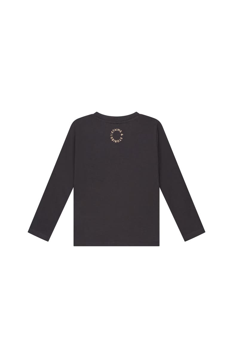 Stains and Stories by Babyface Leopard Graphic Long Sleeve Shirt, Alternate, color, Antra