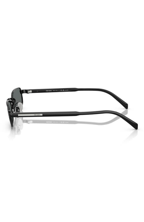 Shop Prada 54mm Rectangular Sunglasses In 1ab5z154 Black