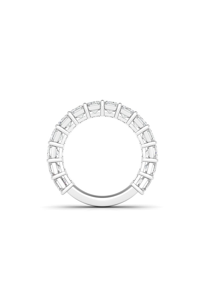 Emerald Cut Lab Created Diamond Eternity Ring, Alternate, color, WHITE GOLD