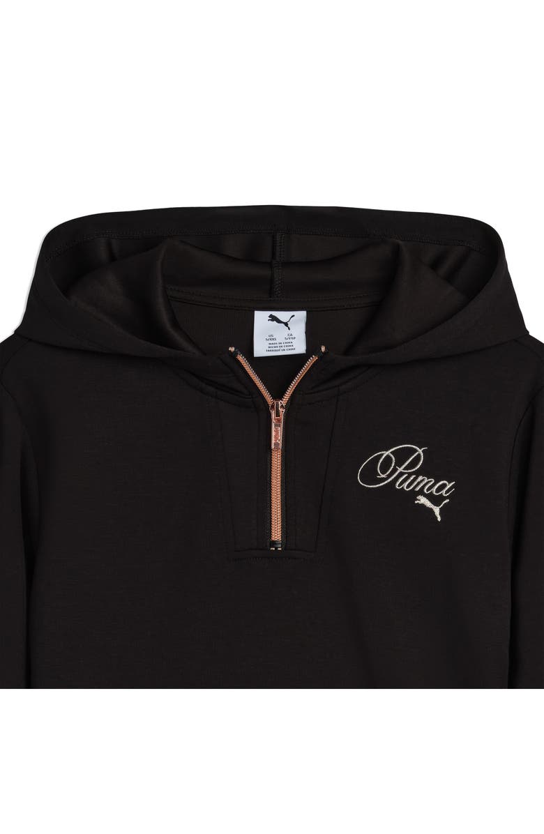 PUMA Kids' Bow Society Half Zip Hoodie, Alternate, color,