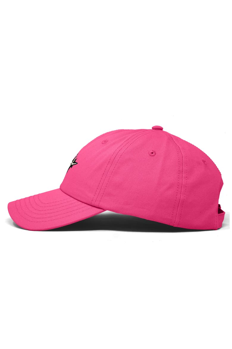 Starpoint Dad Cap, Alternate, color, Hot Pink