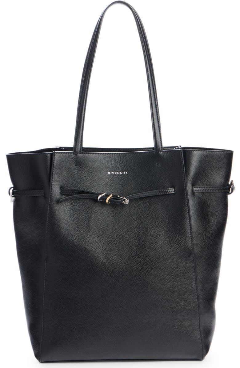 Givenchy Medium Voyou Belted Leather Tote, Main, color,