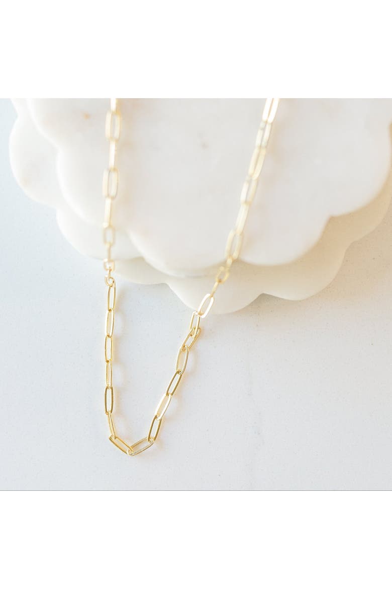 Everyday Paperclip Chain, Main, color, Gold