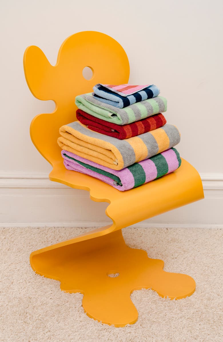 Dusen Dusen Opal Stripe Hand Towel, Alternate, color, 