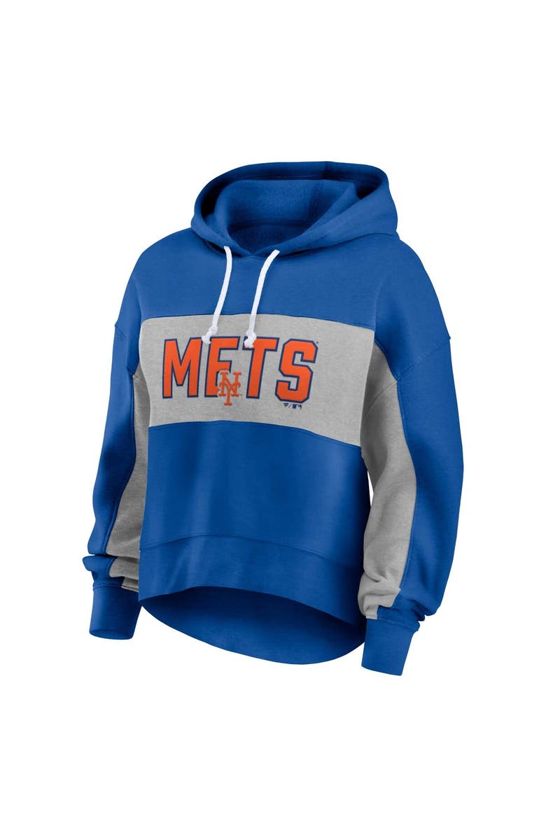 PROFILE Women's Profile Royal New York Mets Plus Size Pullover Hoodie, Alternate, color, 