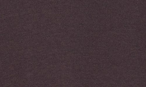 Renee C Brushed Knit Long Sleeve Top In Burgundy