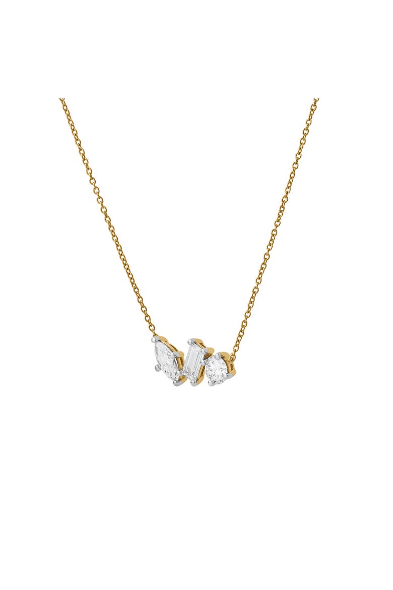 Selara 14K Gold Lab Grown Diamond Necklace - 0.75 Ct, Alternate, color, 14K Yellow Gold