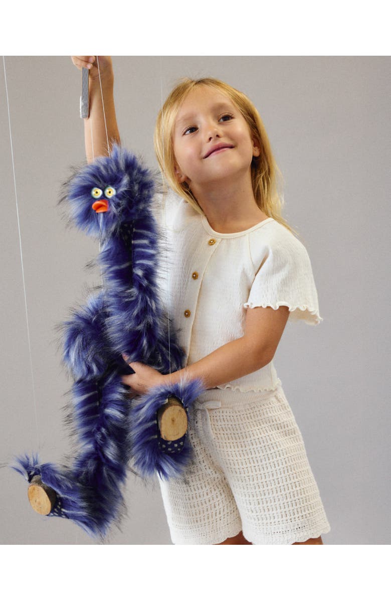 Mayoral Crochet Shorts With Scalloped Hem, Alternate, color, Beige