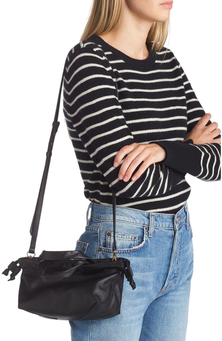 Madewell Mini The Piazza Leather Crossbody Bag, Alternate, color,