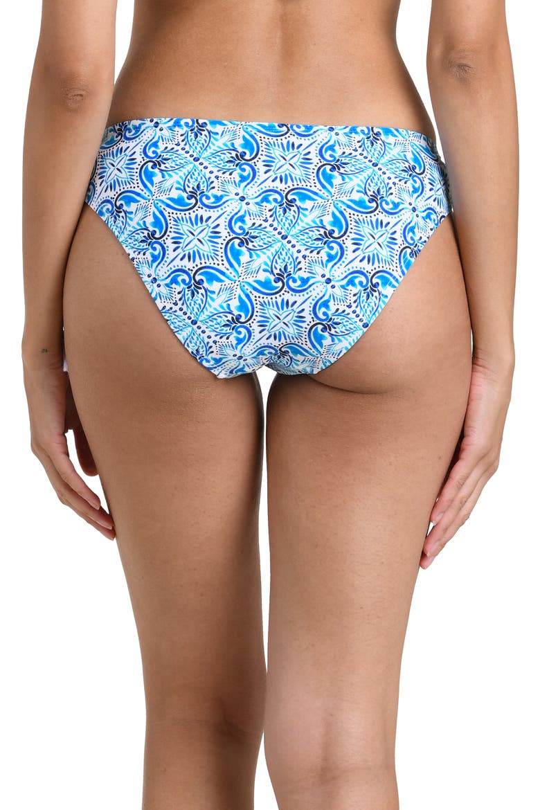 Costa Azul Tie Side Bikini Bottoms, Alternate, color, BLUE