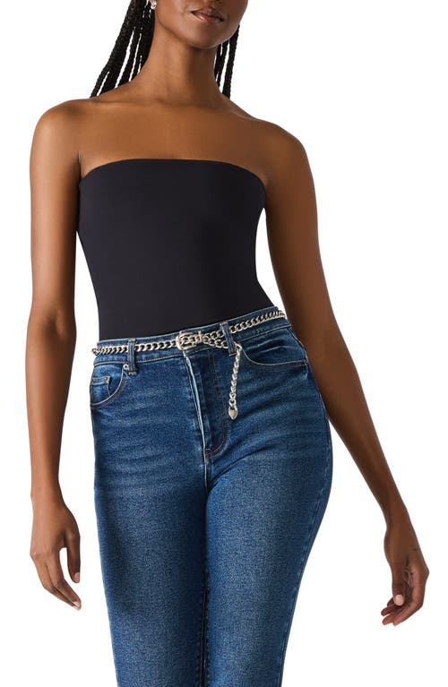 Steve Madden Aria Tube Top In Black