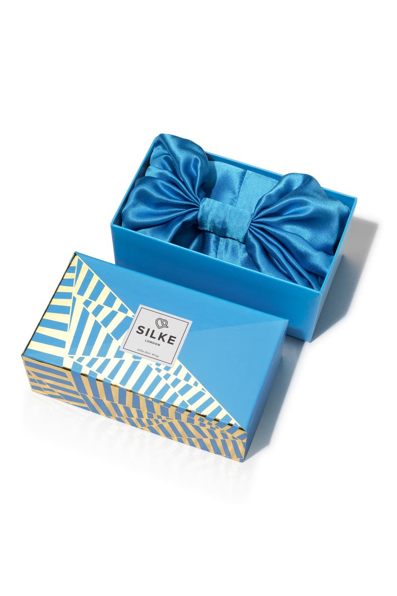 The Kate Silk Hair Wrap, Alternate, color, POWDER BLUE