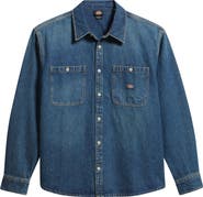 Dickies Mechanic Cotton Denim Button-Up Shirt