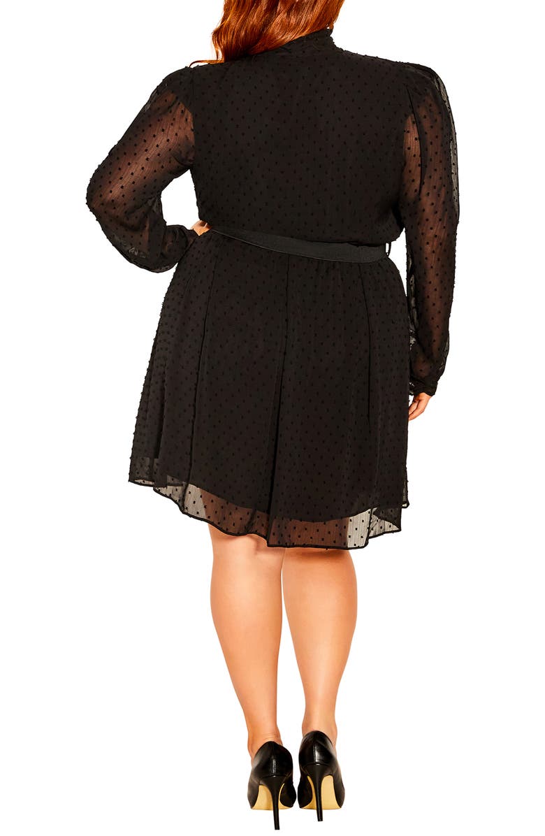 City Chic Adore Me Long Sleeve Dress, Alternate, color,