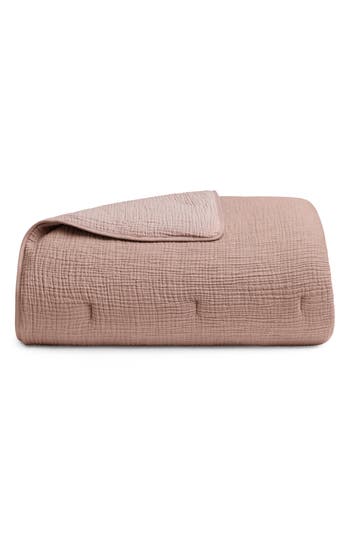 Parachute Marled Cloud Cotton Quilt In Brown