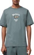 Burberry Check Flag Cotton T-shirt