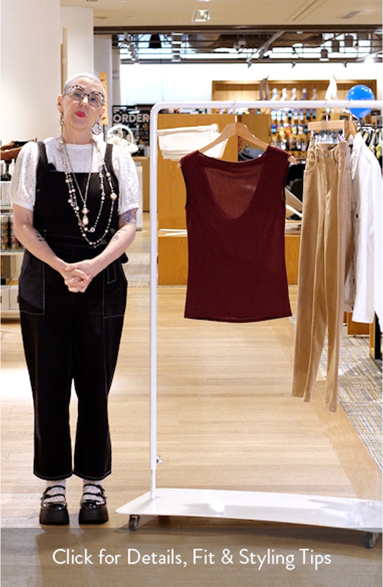 Celeste Drape Back Top, sales video thumbnail