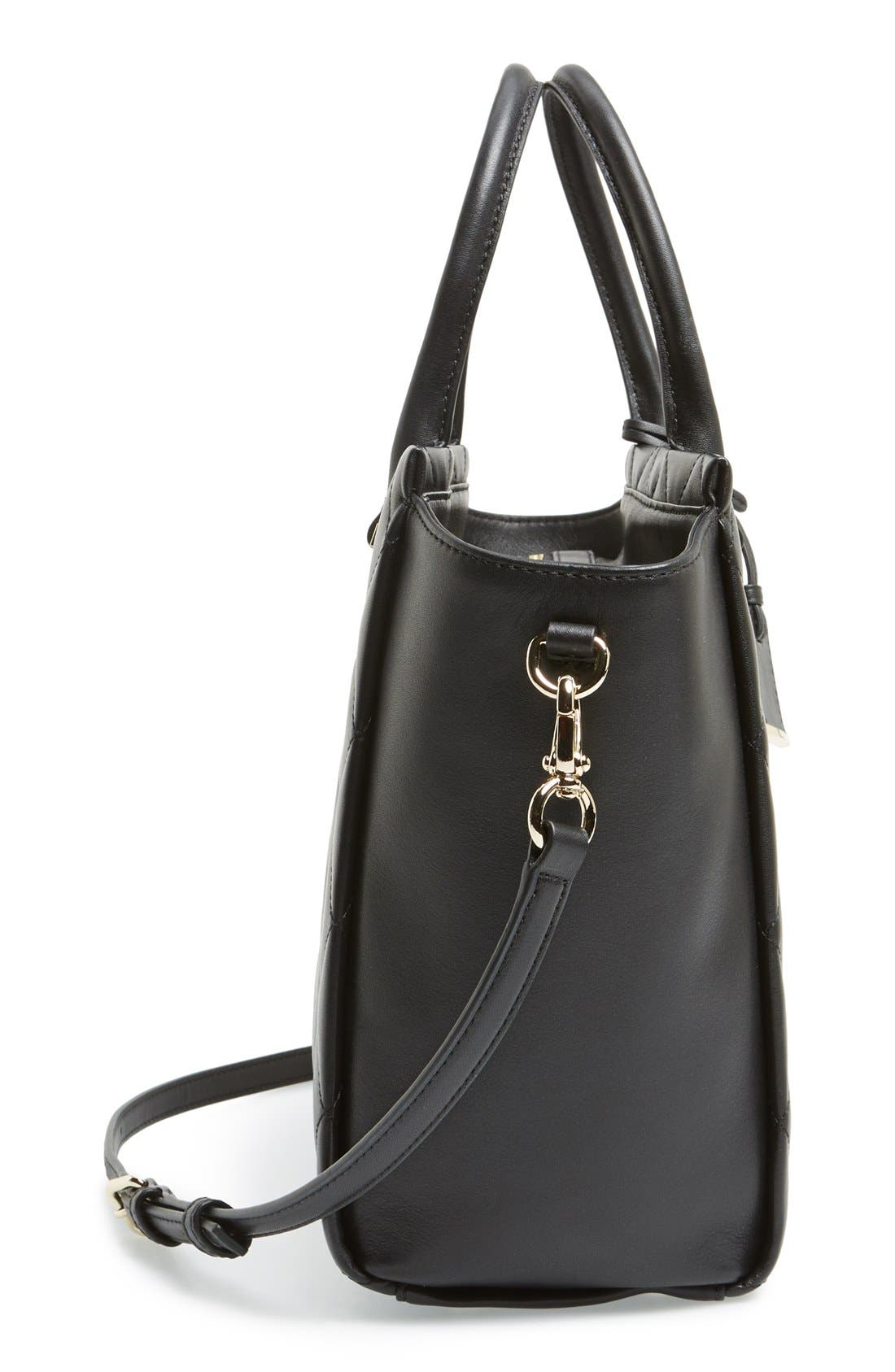 Kate Spade New York 'emerson place - hayden' quilted leather satchel, Alternate, color, 