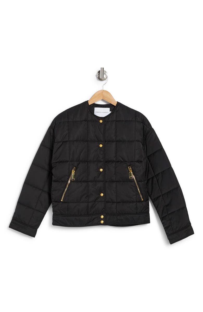 Rebecca Minkoff Box Quilted Puffer Jacket, Alternate, color, 