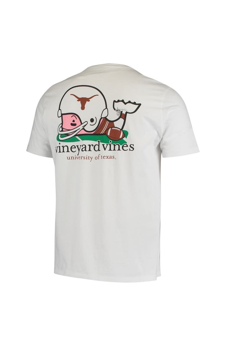 vineyard vines Men's Vineyard Vines White Texas Longhorns Football Whale T-Shirt, Alternate, color, 
