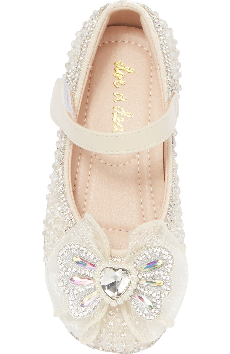 Doe A Dear Kids' Imitation Pearl & Rhinestone Embellished Flat, Alternate, color,