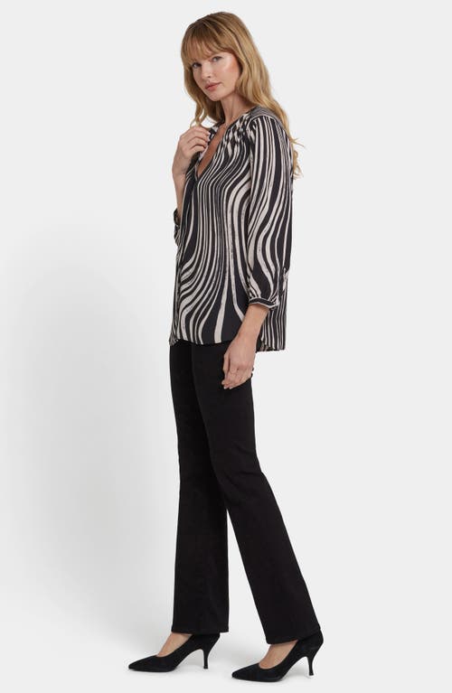 Nydj Pintuck Top In Black