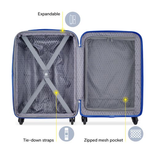 Delsey Paris Christine 3-piece Hardside Expandable Suitcase Set In Metallic