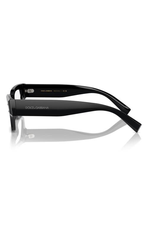 Dolce & Gabbana Dolce&gabbana 51mm Rectangular Reading Glasses In Black
