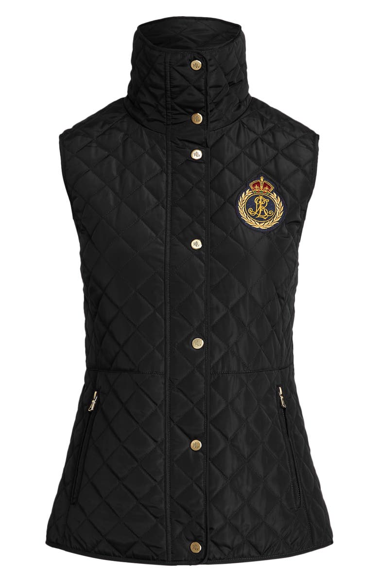 Lauren Ralph Lauren Quilted Crest Vest, Alternate, color,
