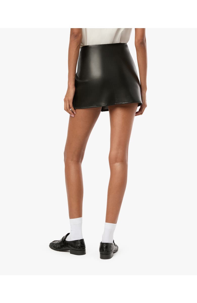 WeWoreWhat Vegan Leather Mini Skirt, Alternate, color, 