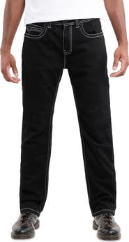 XRAY Saddle Stitch Relaxed Straight Leg Jeans