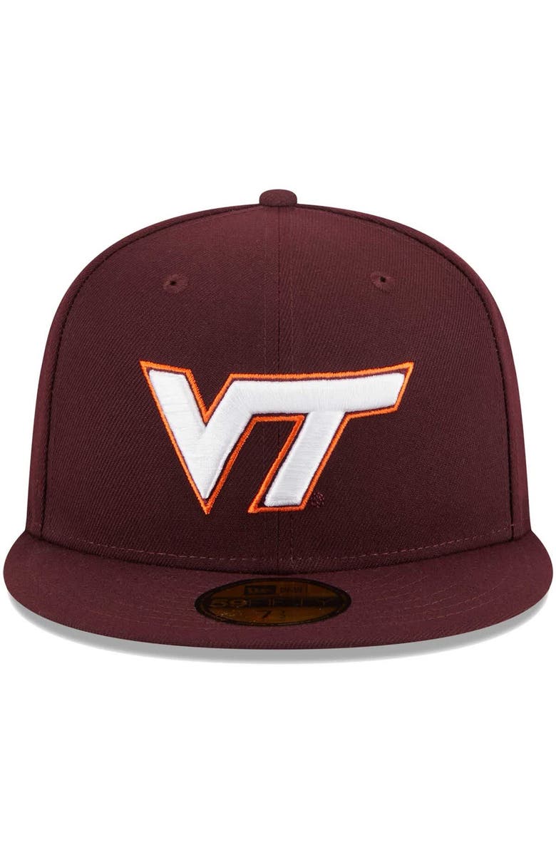 New Era Men's New Era Maroon Virginia Tech Hokies 59FIFTY Fitted Hat, Alternate, color, Maroon