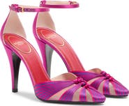 Valentino Annine Satin Ankle Strap Pump