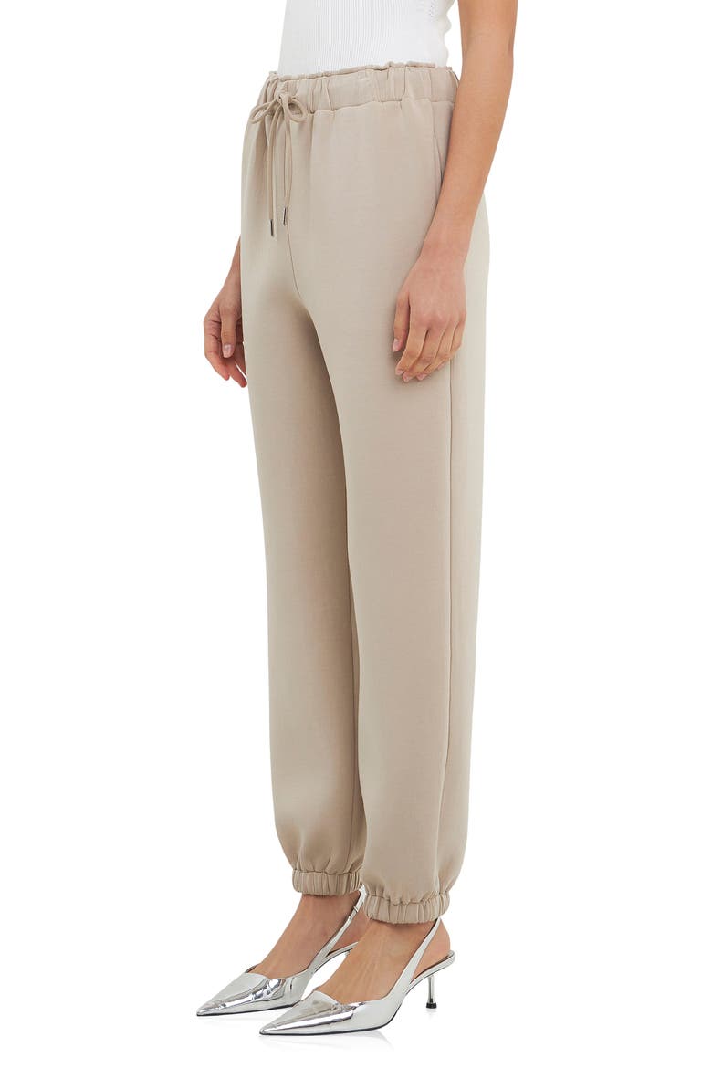 Drawstring Joggers, Alternate, color, TAUPE