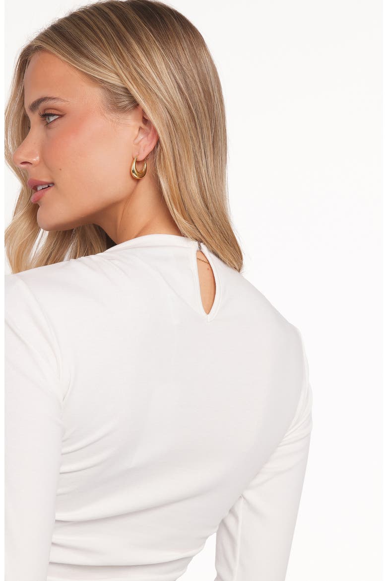 Nissa Long Sleeve Top, Alternate, color, WHITE