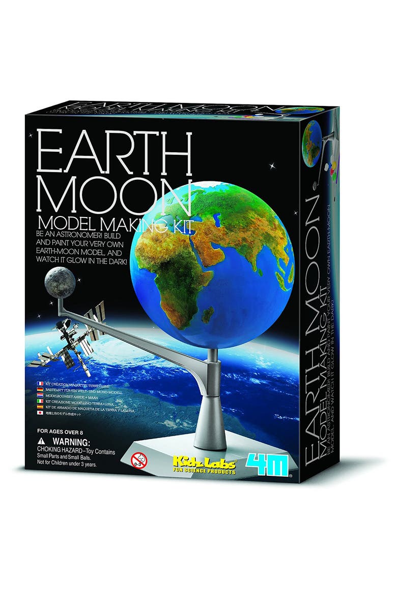 KidzLabs Earth and Moon Model Kit, Main, color, Multicolored