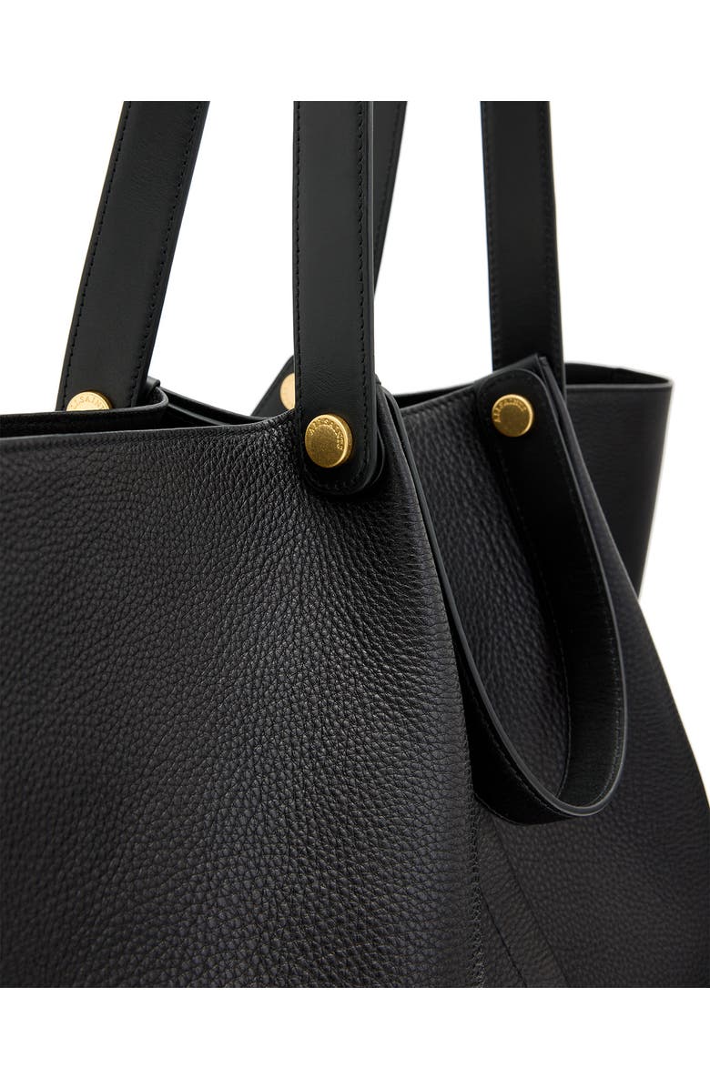 AllSaints Allington Leather Tote, Alternate, color,
