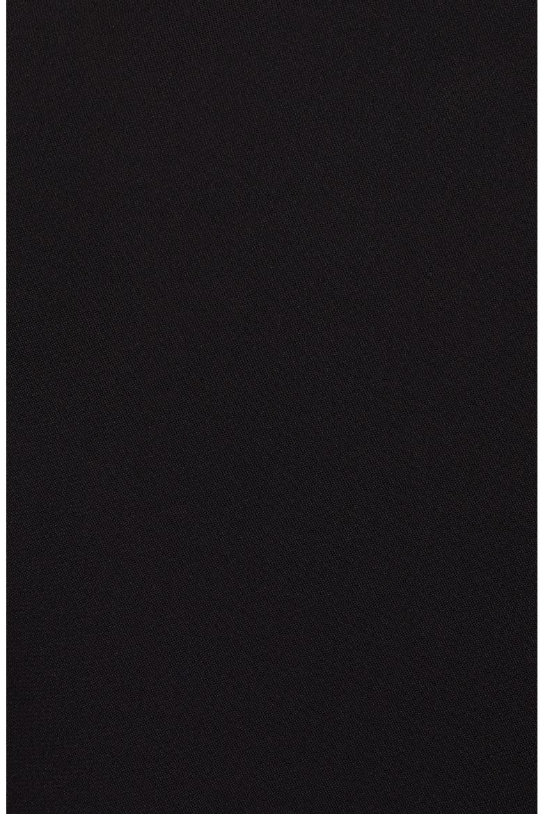 Asymmetric Stretch Cady Dress, Alternate, color, BLACK