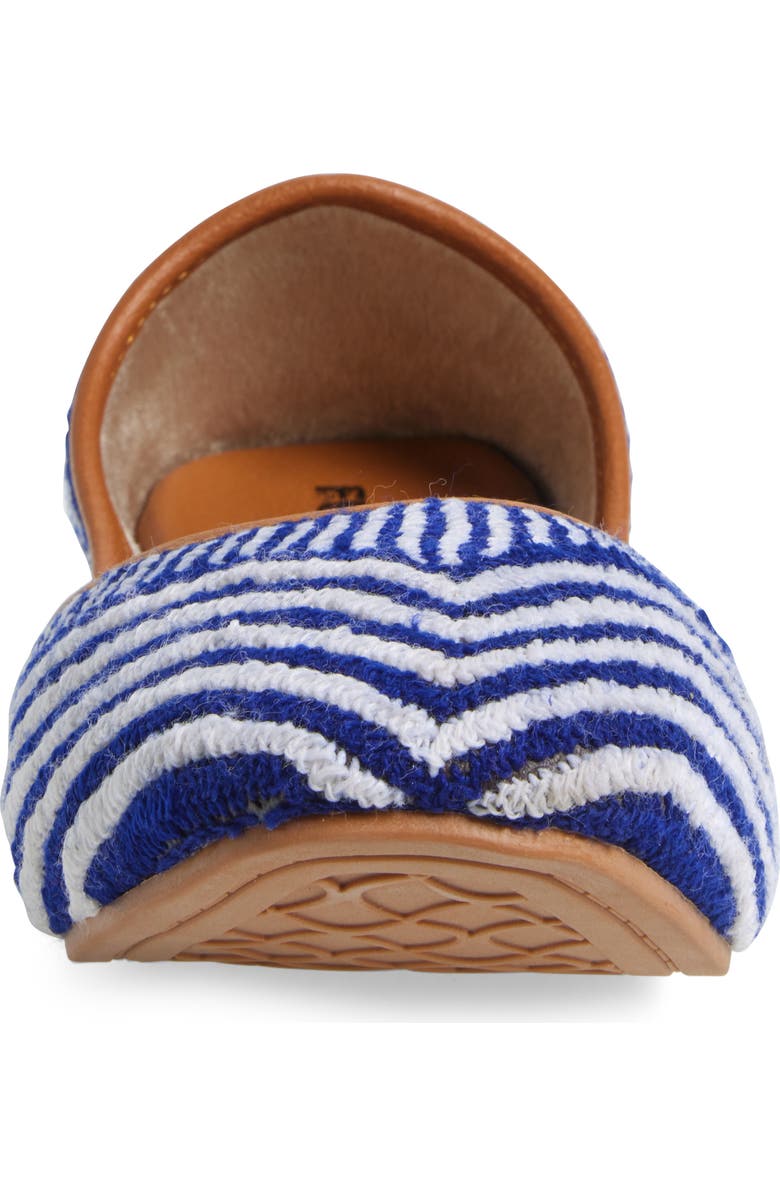 FUCHSIA Woven Ballet Flat, Alternate, color, Blue