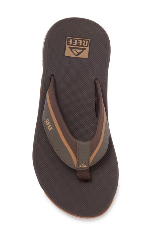 Reef Anchor Flip-flop Sandal In Brown/gum