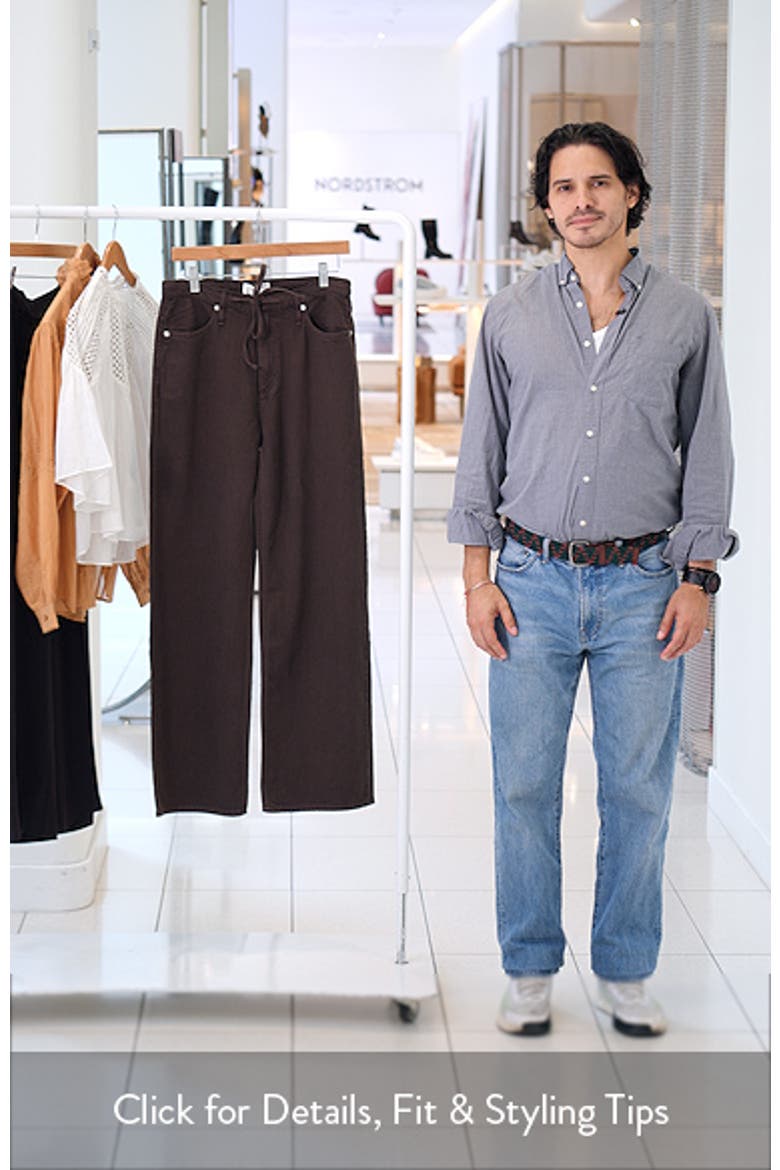 Featherweight Phoebe Drawstring Wide Leg Jeans video